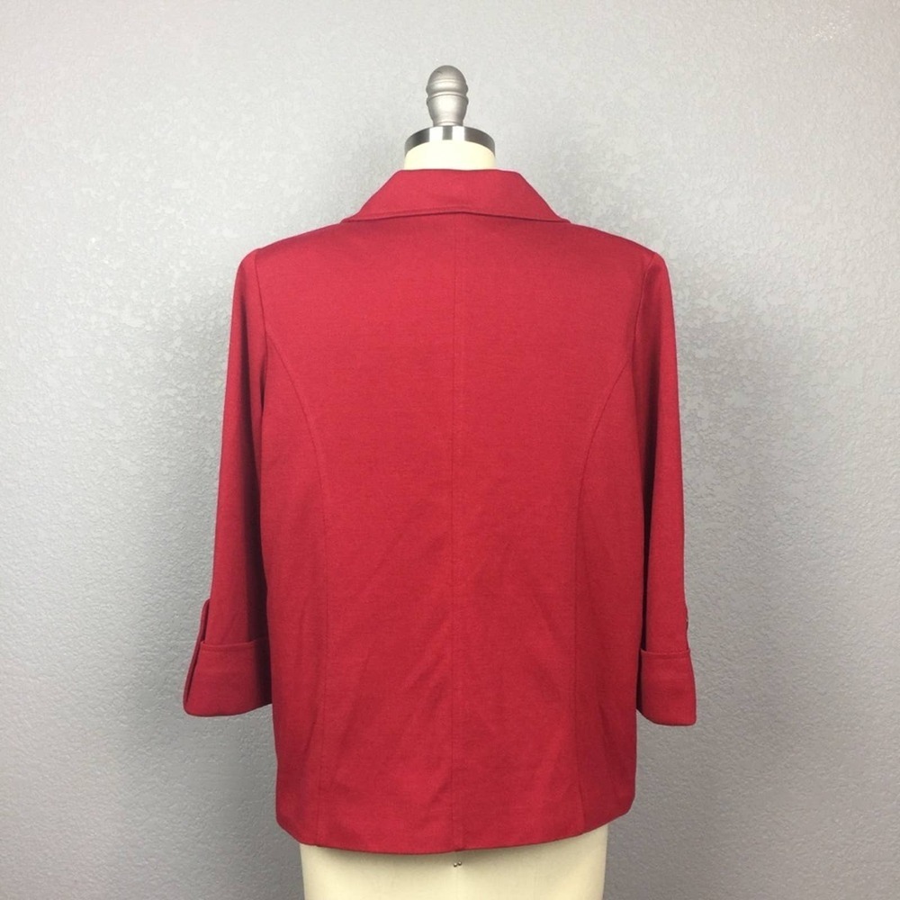 •First Option• Red Cape Jacket - Picture 5 of 7